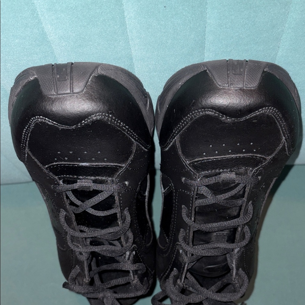 👟 Nunn Bush Comfort Gel Reed All Black Sneakers. 12 wide. New! - Picture 7 of 12